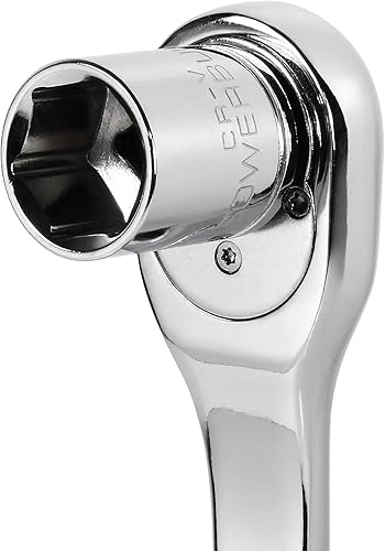 Miniatura 5 de Powerbuilt 9 piezas 38 pulgadas SAE 6 puntos. Juego de llaves de vaso poco profundo - 641716