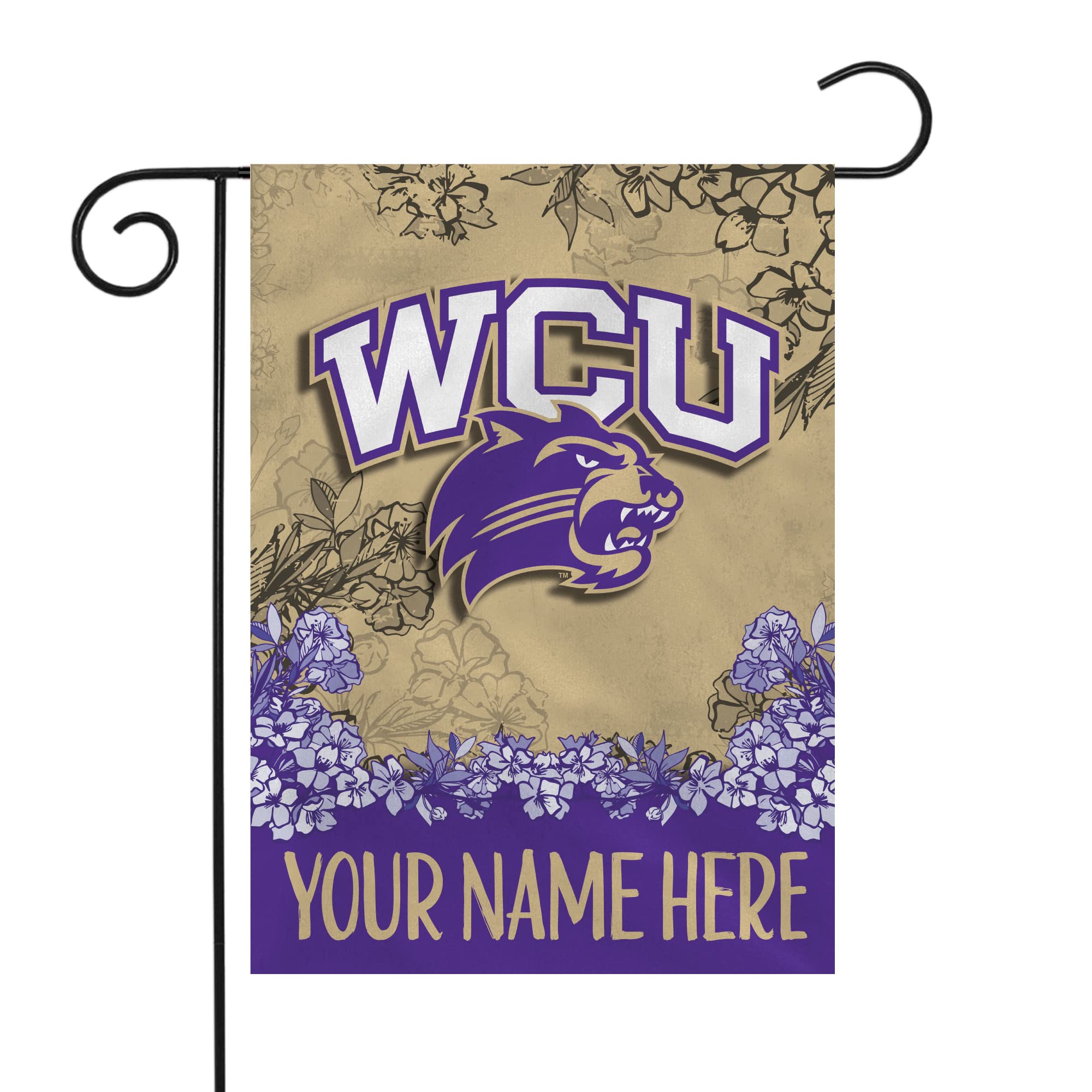 Rico Industries NCAA Standard/Primary Personalized Garden Flag