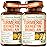 Quercetin with Bromelain Turmeric Curcumin Supplement - Allergy Relief, Immune & Joint Support - Organic Turmeric Supplement w/Bioperine for Enhanced Absorption, Quercetin 500mg Capsules 2 Pack
