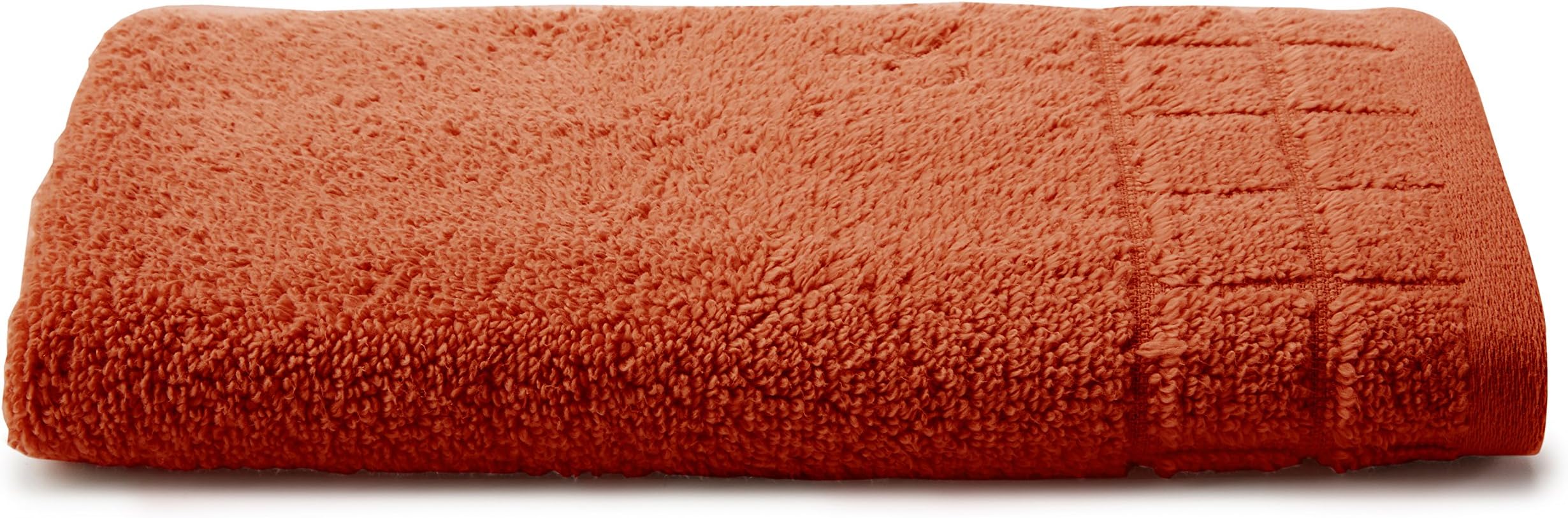 Calvin Klein Home Sculpted Grid Hand Towel, Papaya