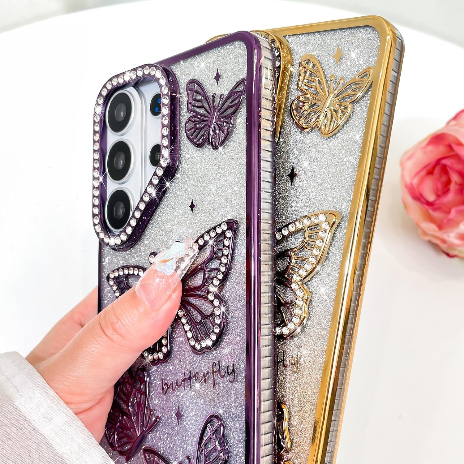 Elzzi Butterfly Phone Case for Samsung S26 Ultra -4 Elzzi Butterfly Phone Case for Samsung S26 Ultra -4