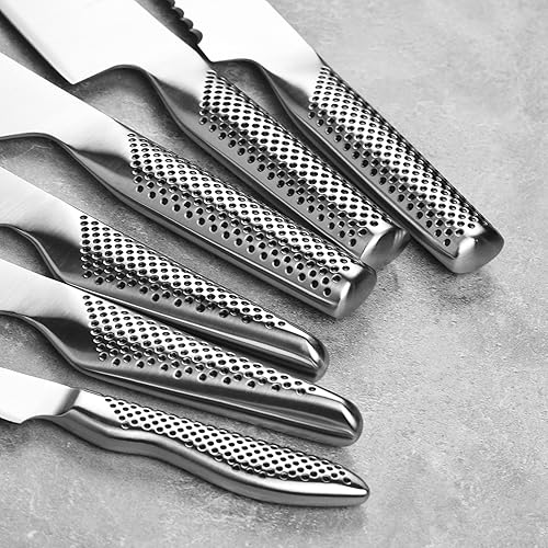 Miniatura 7 de Global Juego de cuchillos de 11 piezas con bloque de acacia