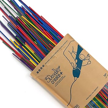 3Doodler Create PLA 3D Printing Filament Refill Bag (x250 Strands, Over 2000 ft. of Extruded Plastic) - Bud & Bloom