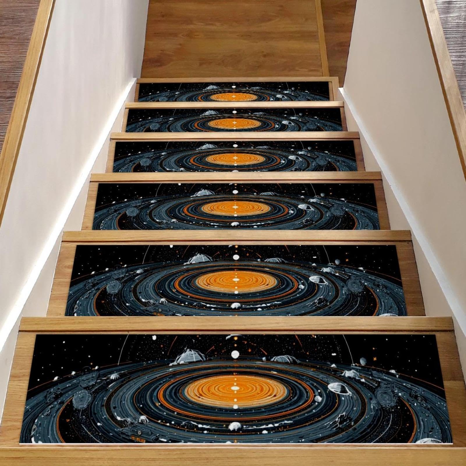 Tapis d'escalier pour chiens et enfants protège-marche antidérapant intérieur en bois