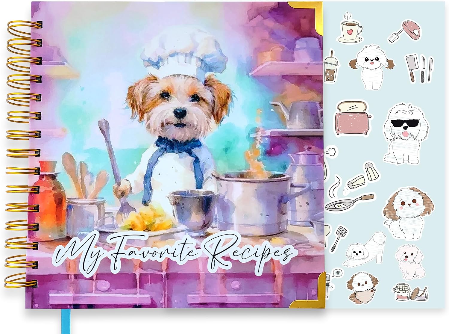 Convenient Unique Design for a Recipe Book for Own Recipes