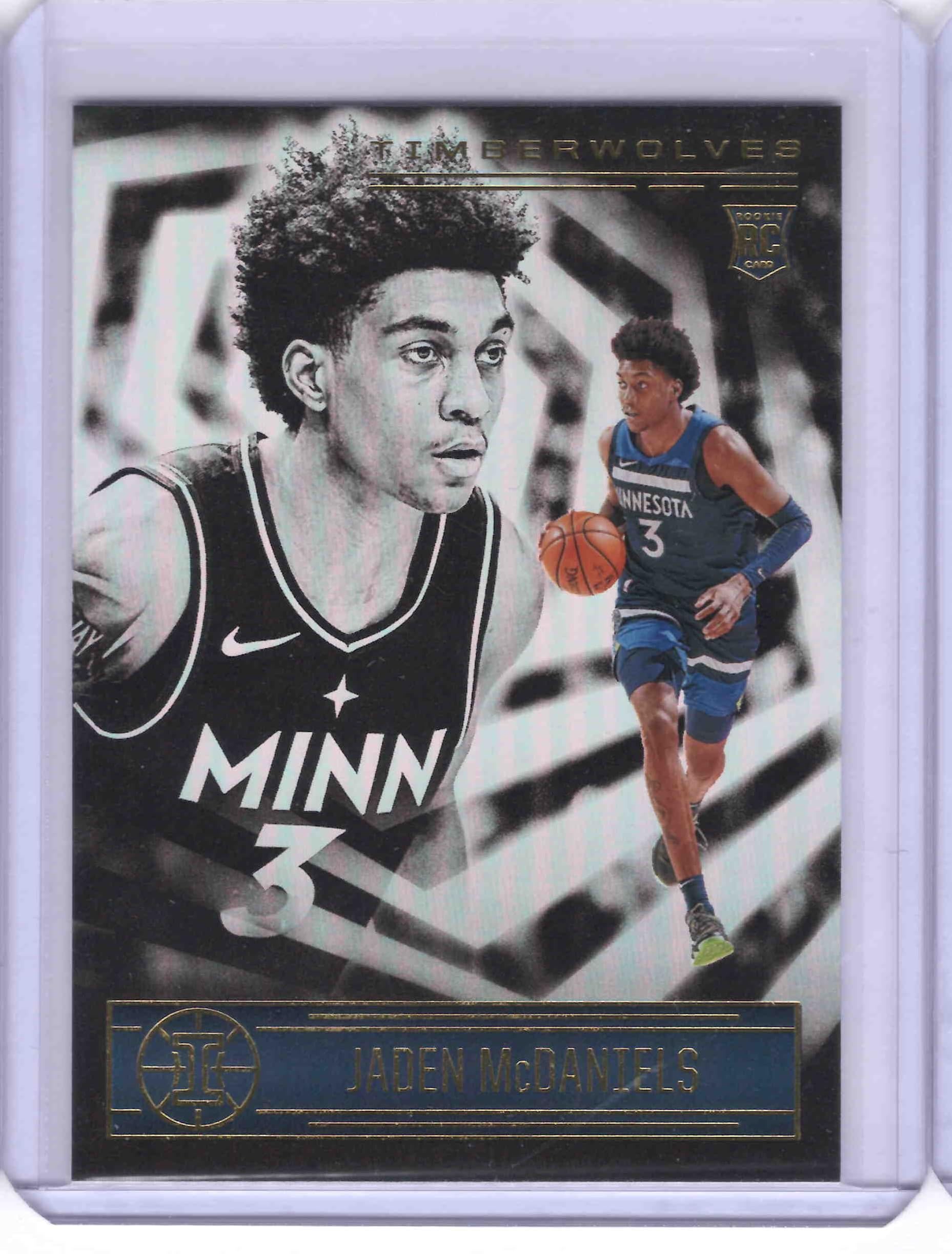 【激レア期間限定出品・1/1 RC auto】Jaden Mcdaniels Amazon.com: 2020-21 Trading Card Illusions #173 Jaden McDaniels RC