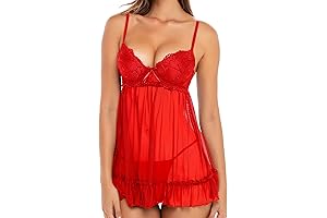 Push Up Sexy Lingerie Babydoll Underwire Bra Set