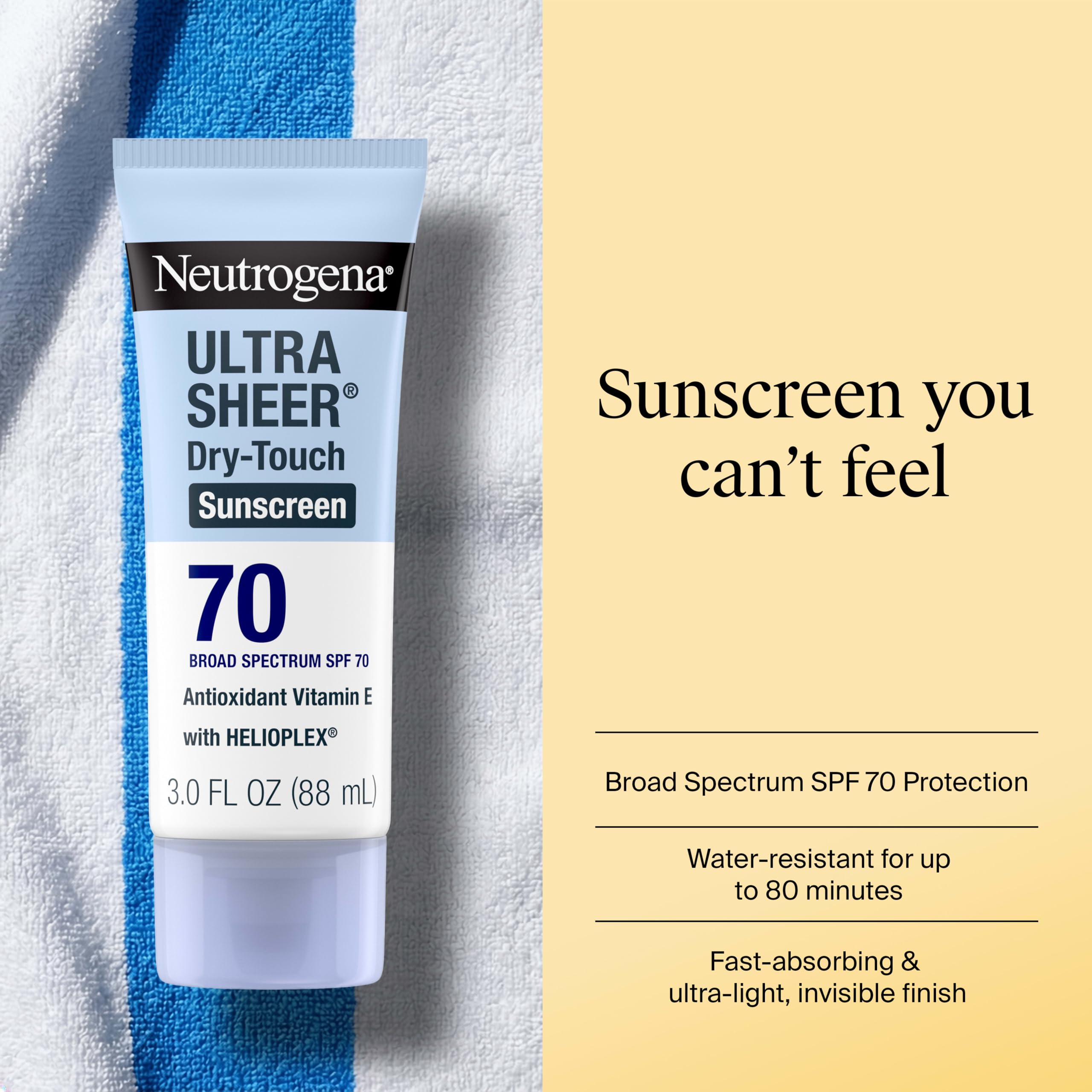 Neutrogena Ultra Sheer Sunscreen SPF 70 - Dry Touch -2