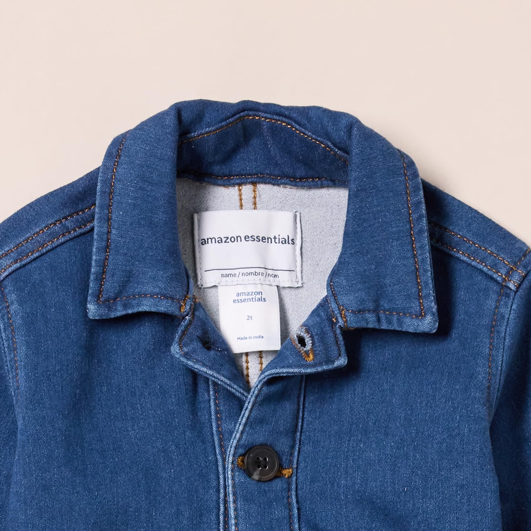 Amazon Essentials Chaqueta Vaquera de Trabajo con Corte Holgado Unisex Niño