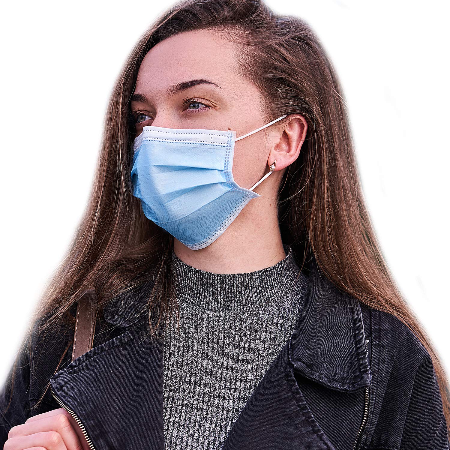 20 Individually Packed 3 ply mask, Disposable Face Mask with each