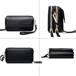 RFID Crossbody Wallet Wristlet Purse with Phone Pocket For Women Vegan Leather…