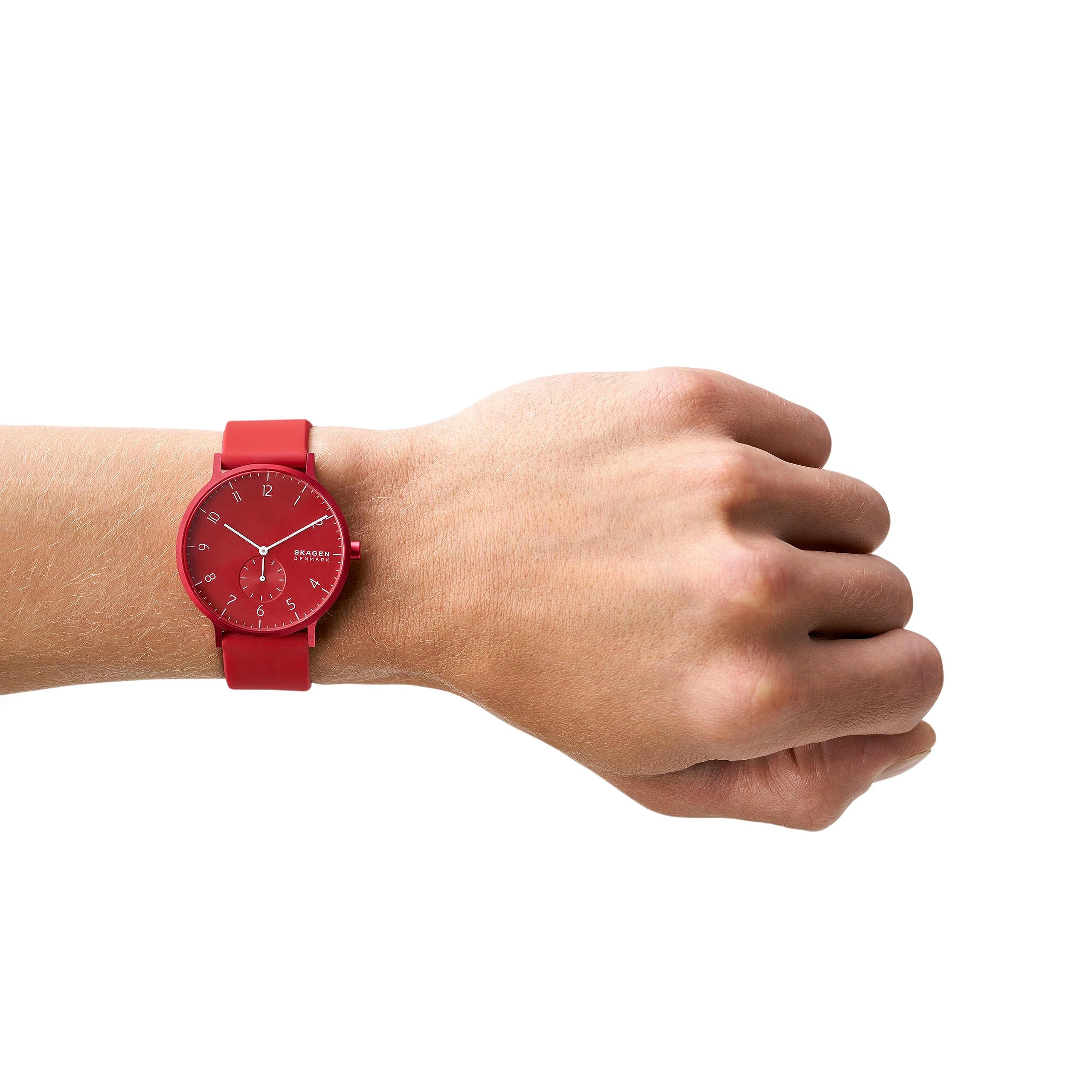 SKAGEN Watch AAREN SKW6512 Red - Picture 4 of 9