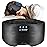 LC-dolida Luxurious Silk Soft Sleep Mask, Sleep Headphones with Bluetooth 5.4 for Side Sleeper, Total Blackout Eye Sleeping Mask for Women and Men, Ideal Gift for Restful Sleep, Travel(Black)