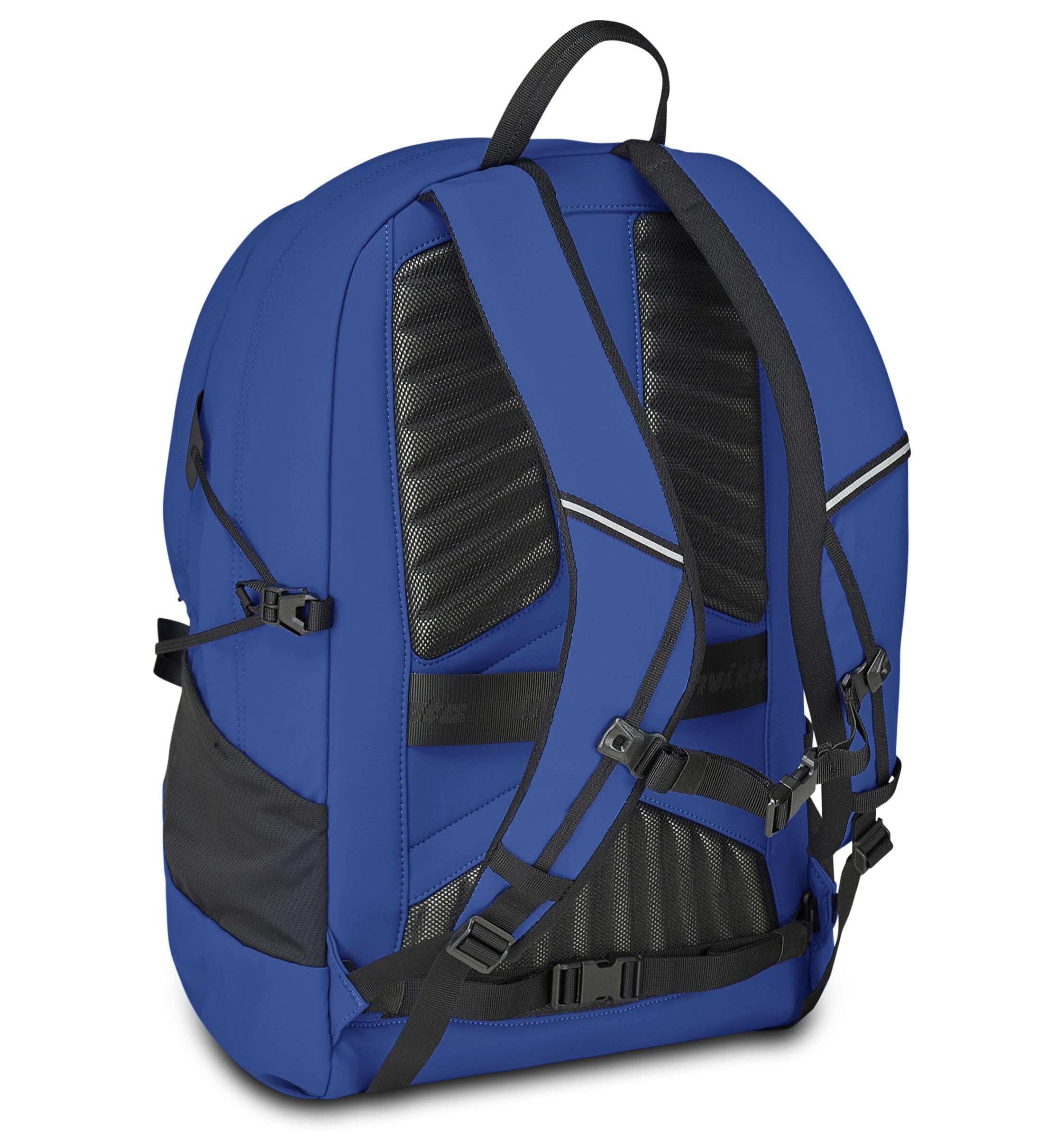 Invicta Zaino Lavoro Invict-Act Plus, Blu, Doppio Scomparto Con Tasca PC 14", Tasca Borraccia e Fondo Rinforzato, Zaino Capiente e Versatile da 29 L Per Ufficio e Università, Per Uomo e Donna