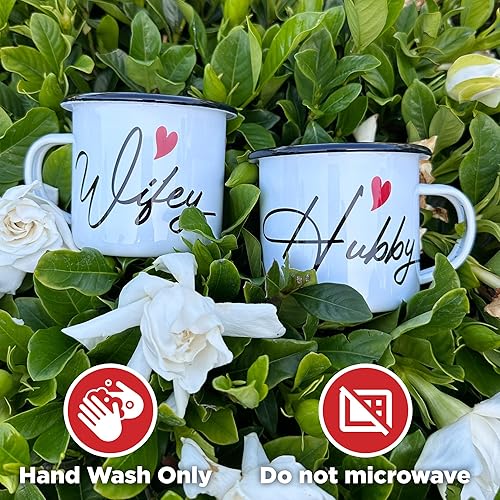 Miniatura 5 de Mr and Mrs - Juego de tazas de café, tazas de pareja, para él y ella, juego de tazas de café Mr and Mrs para él y ella, tazas para él y ella, tazas