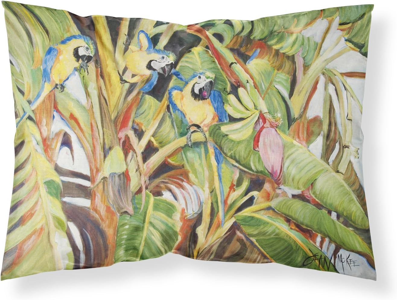 Caroline's Treasures JMK1058PILLOWCASE Joe Patti Shrimp Boat Fabric Standard Pillowcase Lightweight Super Soft Easy Care Decorative Artwork Pillowcase, Standard