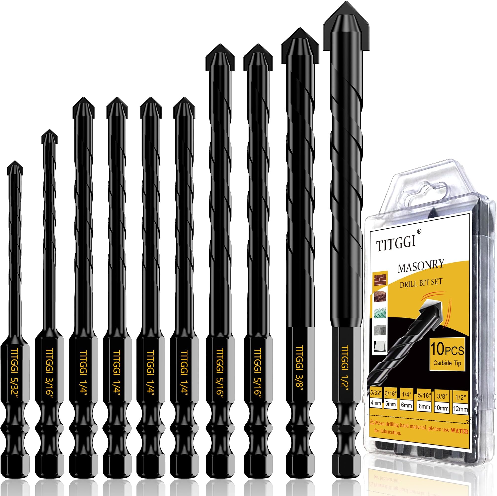 DEWALT Titanium Nitride Coated Drill Bit Set, 10Piece