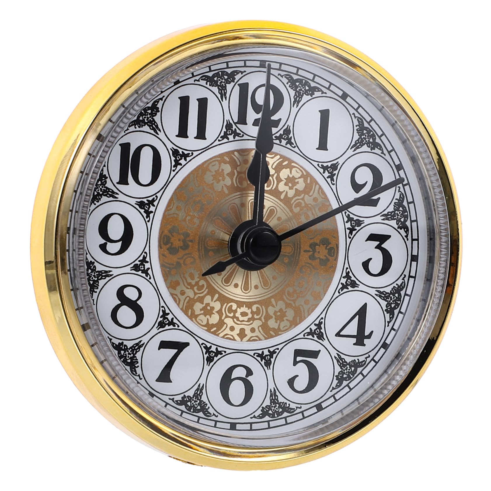 Alipis 4 Pezzi inserto orologio rotondo motore 'orologio inserto fai da te calendario desk clock home decor meccanismo ' in miniatura i di Metallo
