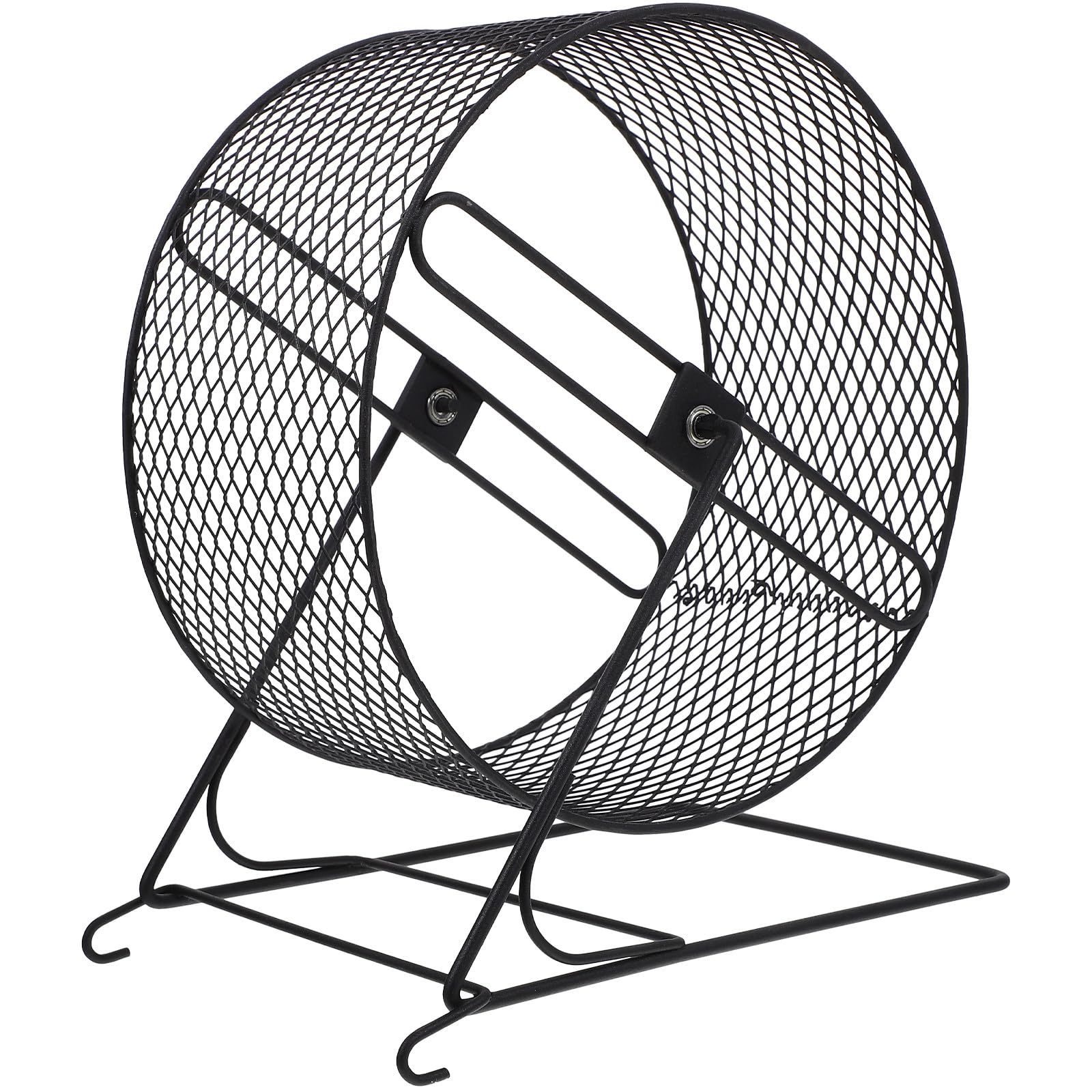 Roue d'exercice Silencieuse pour Écureuil en Fer Noir, Jouet