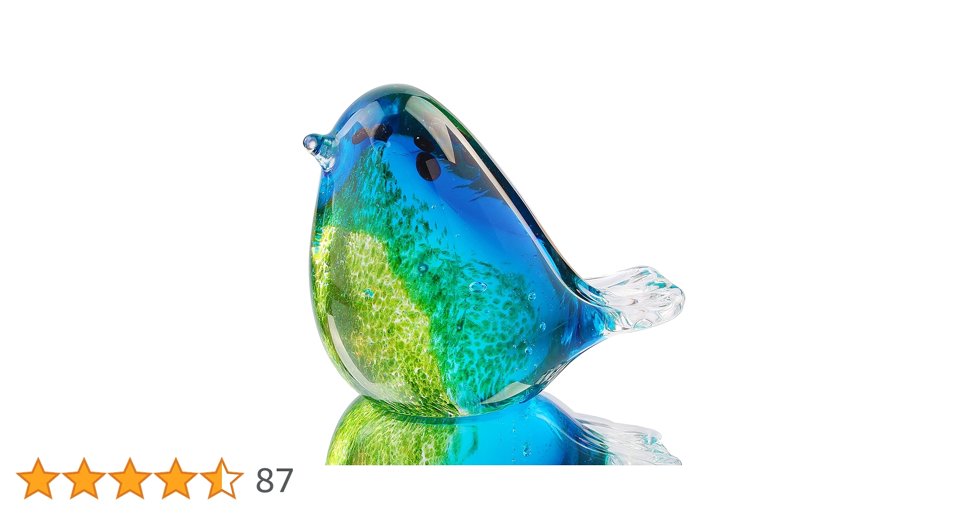 Amazon.co.jp: Quligeta Hophen アートガラス 鳥 置物