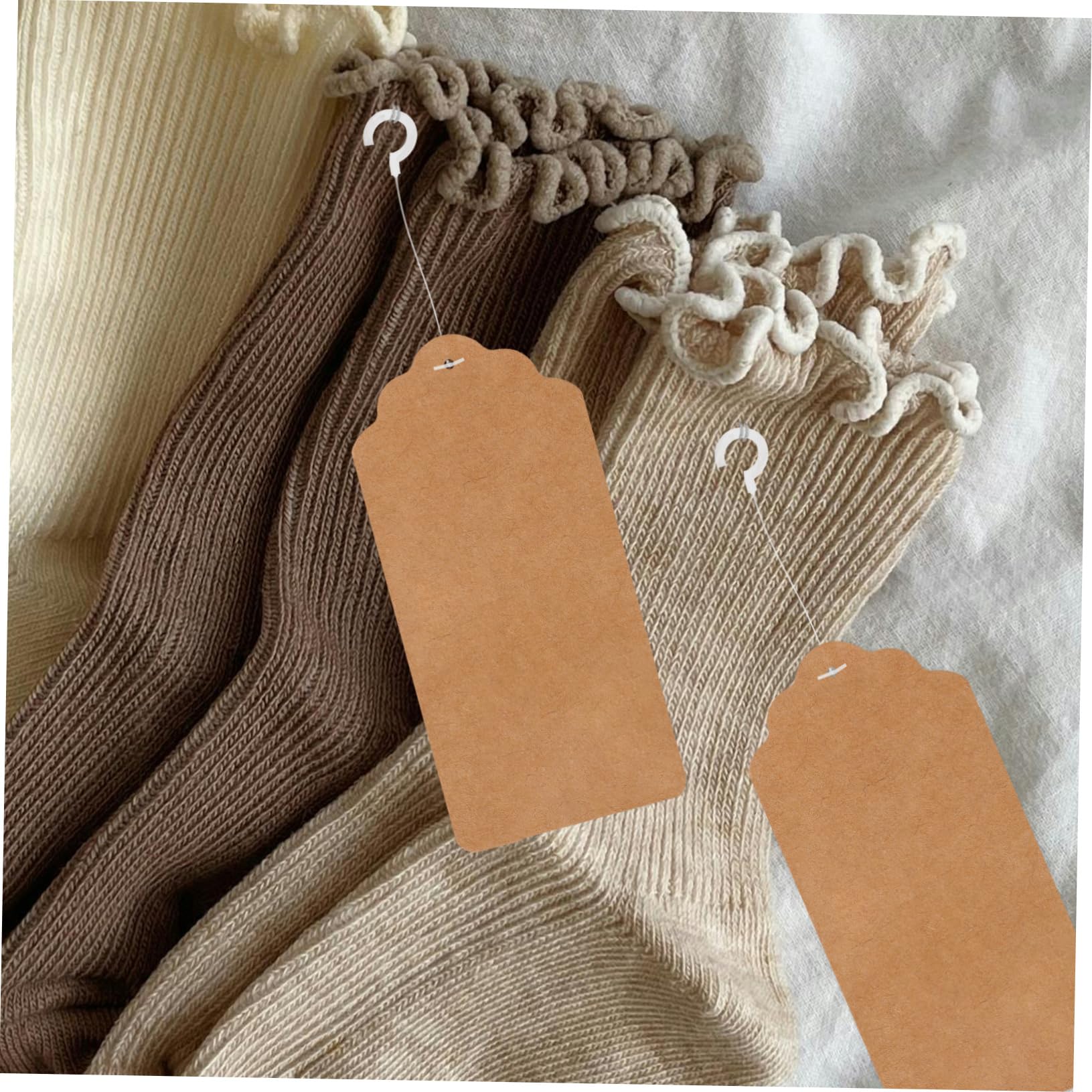 LALAFINA Long-Lasting Plastic 5000pcs Tag Fasteners Clothing Tag Hanger Easy Attachment