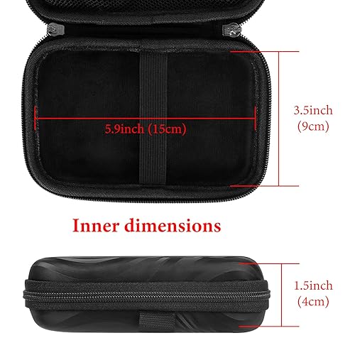 Miniatura 2 de TOCCOOL Handheld Game Console Portable Case, Protective Travel Retro Mini Game Console Box for Charging Cable, Earphones, Batteries, and Accessories