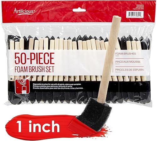 Miniatura 8 de Artlicious - Brochas de espuma para pintar