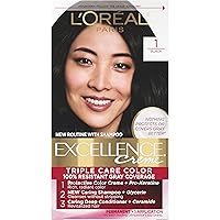 Vista 115 de L'Oreal Paris Excellence Creme - Coloración permanente para el cabello, castaño oscuro 4, 100% de cobertura de canas, paquete de 2