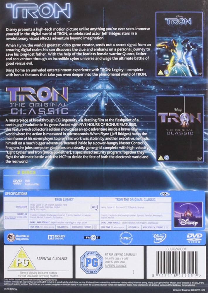 ライブDVD Amazon.co.jp: Tron / Tron Legacy : DVD