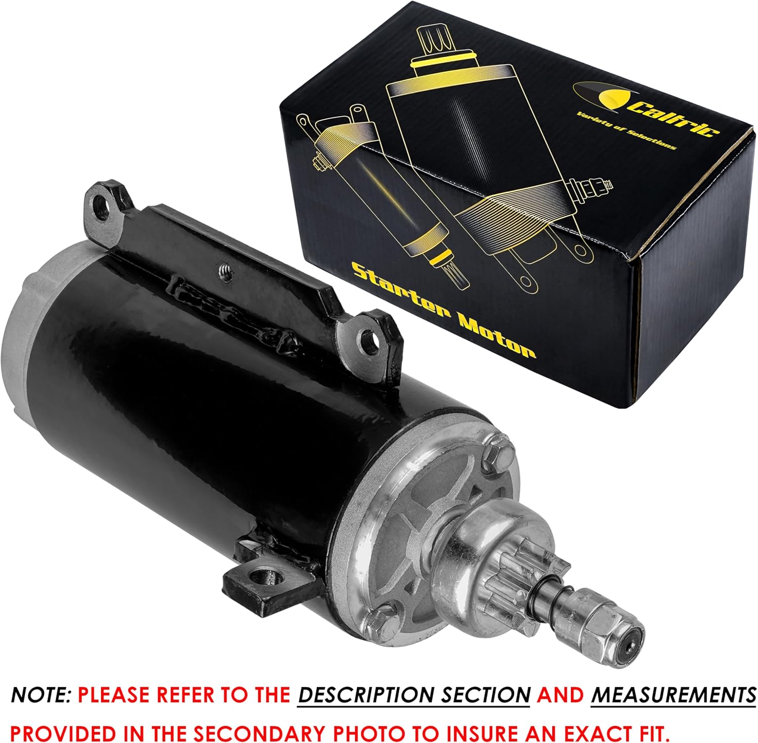 Caltric Starter Compatible with Johnson 150 150Hp 150Stl 150Trl 150Trx 1983-1990 Marine