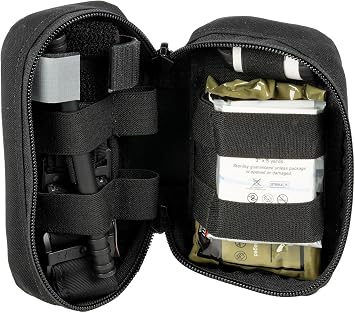 North American Rescue M-FAK LCL Mini First Aid Kit NAR First Responders MFAK MOLLE for Injuries, Wounds with C-A-T Tourniquet, ETD, Gauze, HyFin Chest Seals 80-1667