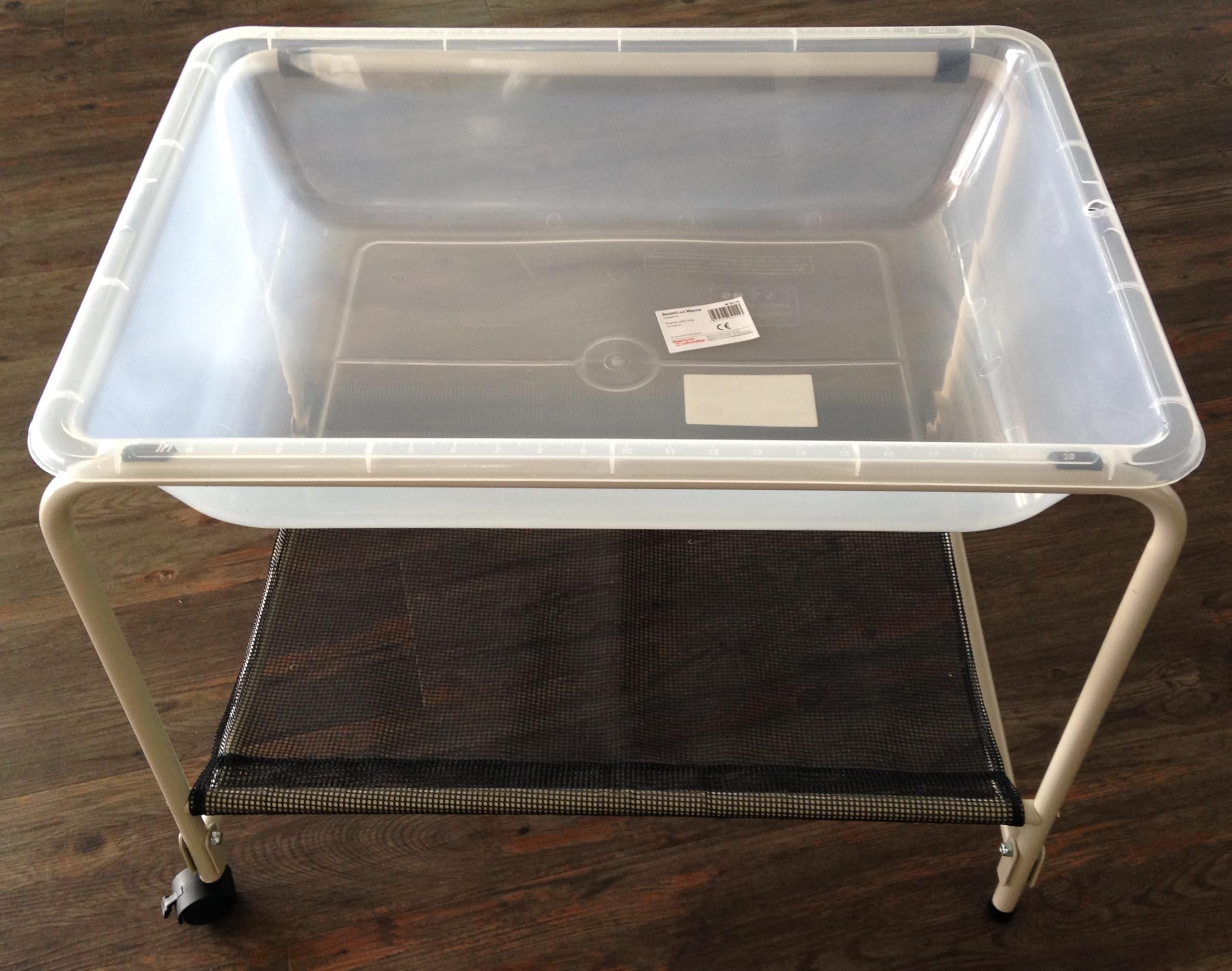 Wiemann Lehrmittel Gestell mit Wanne, transparent