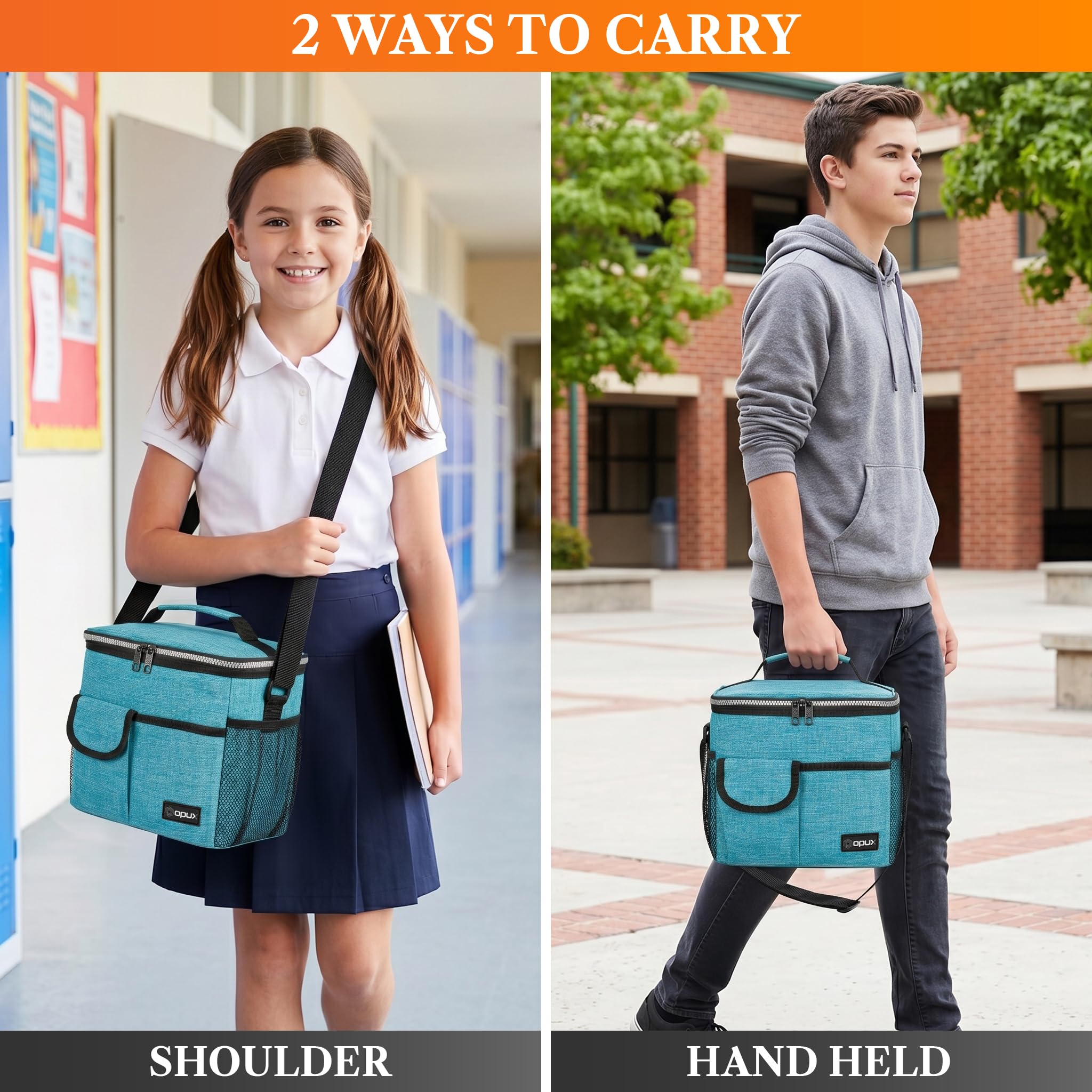 Amazon.com: opux Insulated Lunch Box Adult, 18 Can Leakproof
