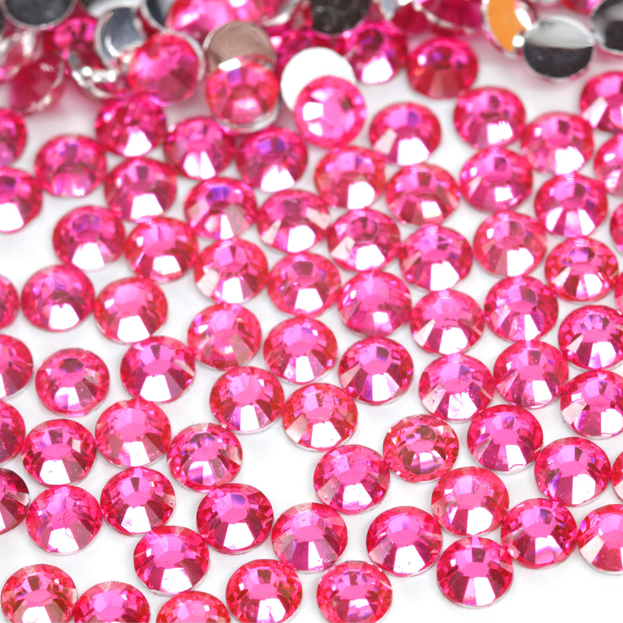 250pcs 6mm Flat Back Non-Stick Rhinestone Crystal Diamantes Nail Art & Craft Scrapbooking Embellishments 90 Available Colours (6mm, AB Clear #A13) — view 78