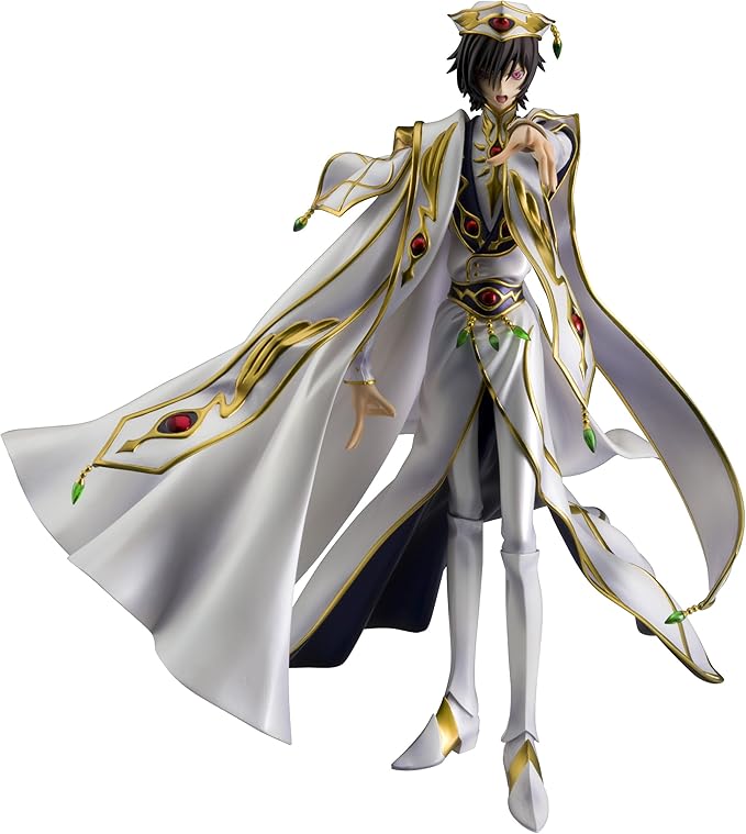 Amazon Com Lelouch Vi Britannia 1 8 Scale G E M Code Geass R2 Figure Toys Games