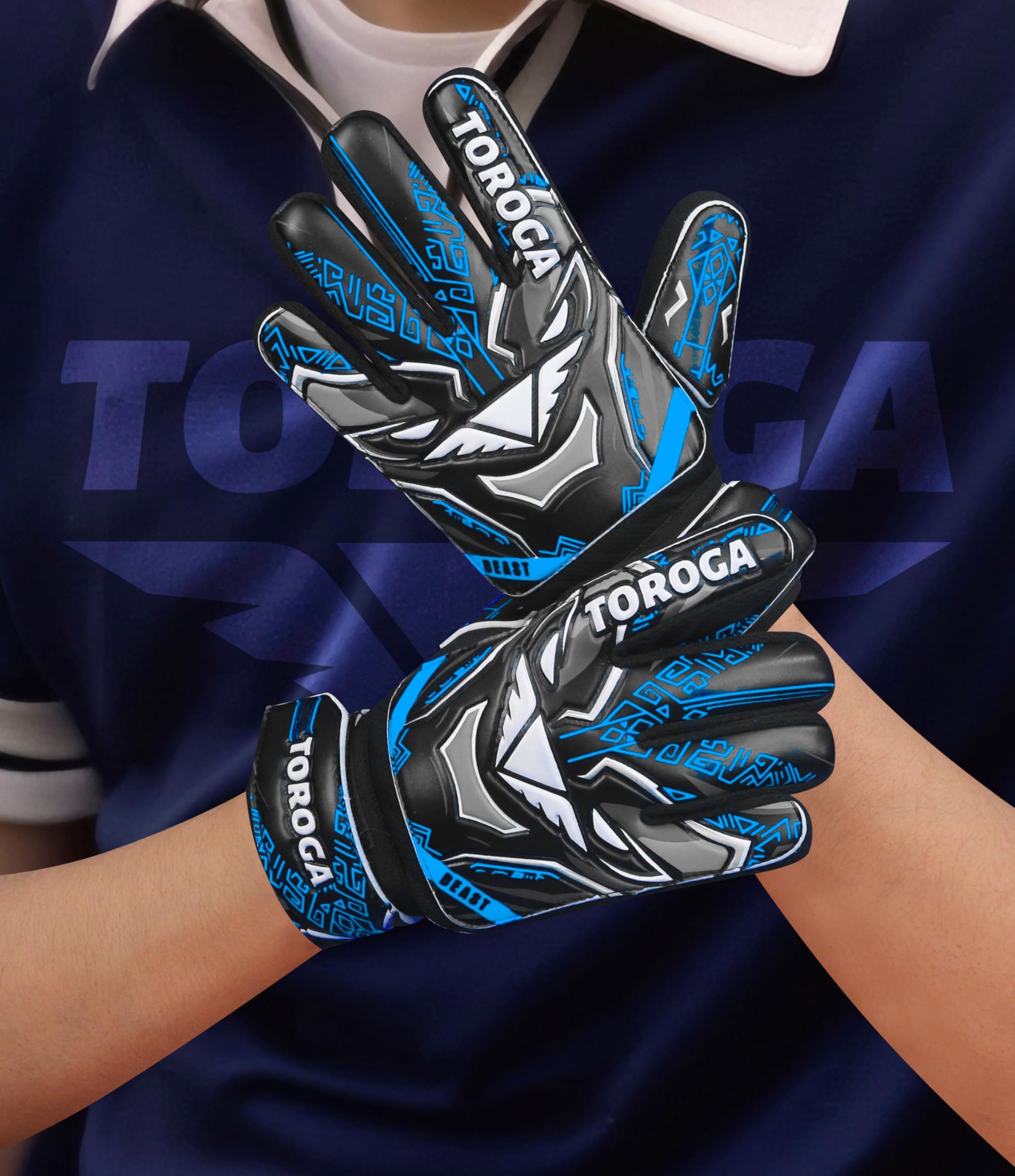 adidas Unisex-Kids Pro Predator Goalie Soccer Gloves,Art 1,7