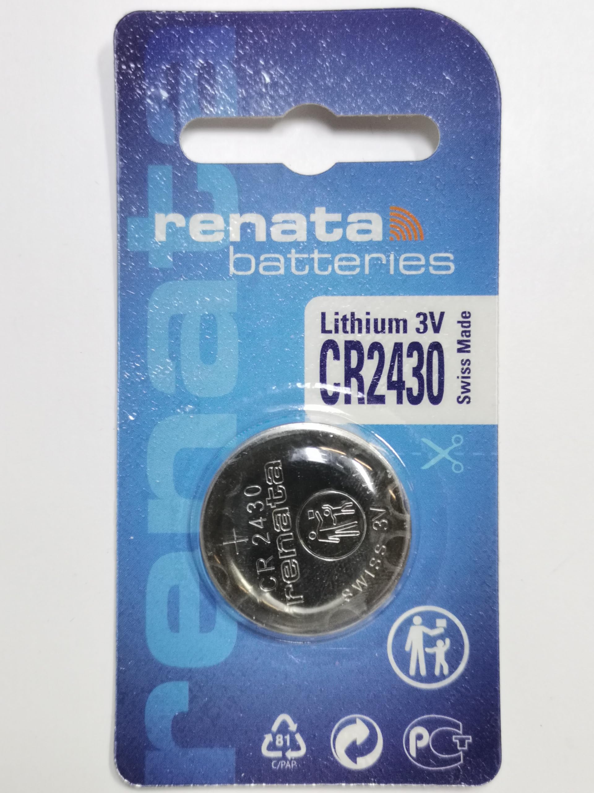 Renata Lithium Battery 3V CR2430 SWISS MADE Electronic Batteries Watch Batteries 785618180626