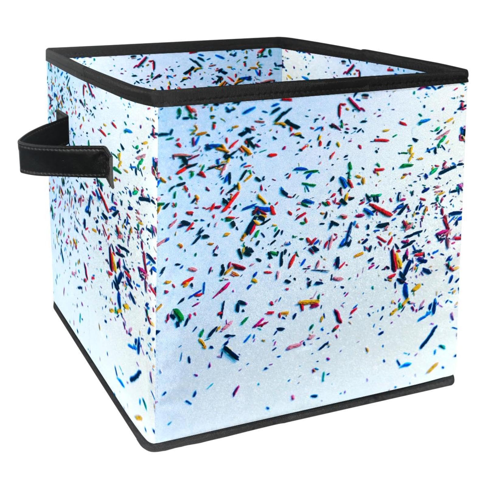 Organiseur en tissu confettis pour la chambre d'enfant et le rangement des jouets au placard