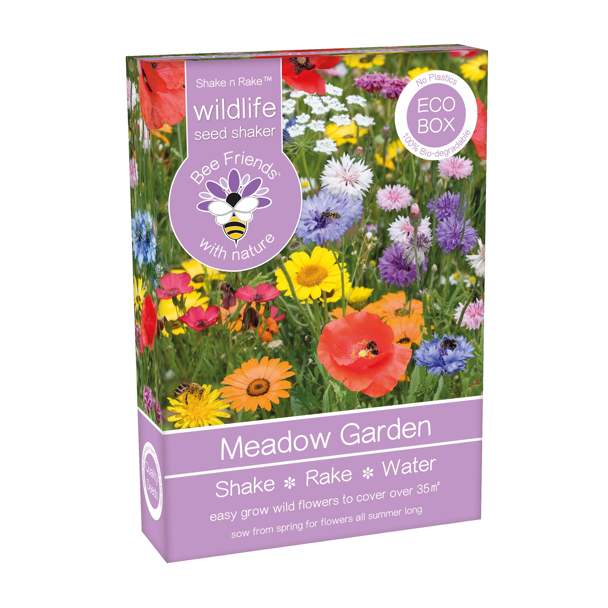 Wildflowers Shake And Rake Grow Your Own Colour Themed Annual Flowers from Seed (Meadow Garden)