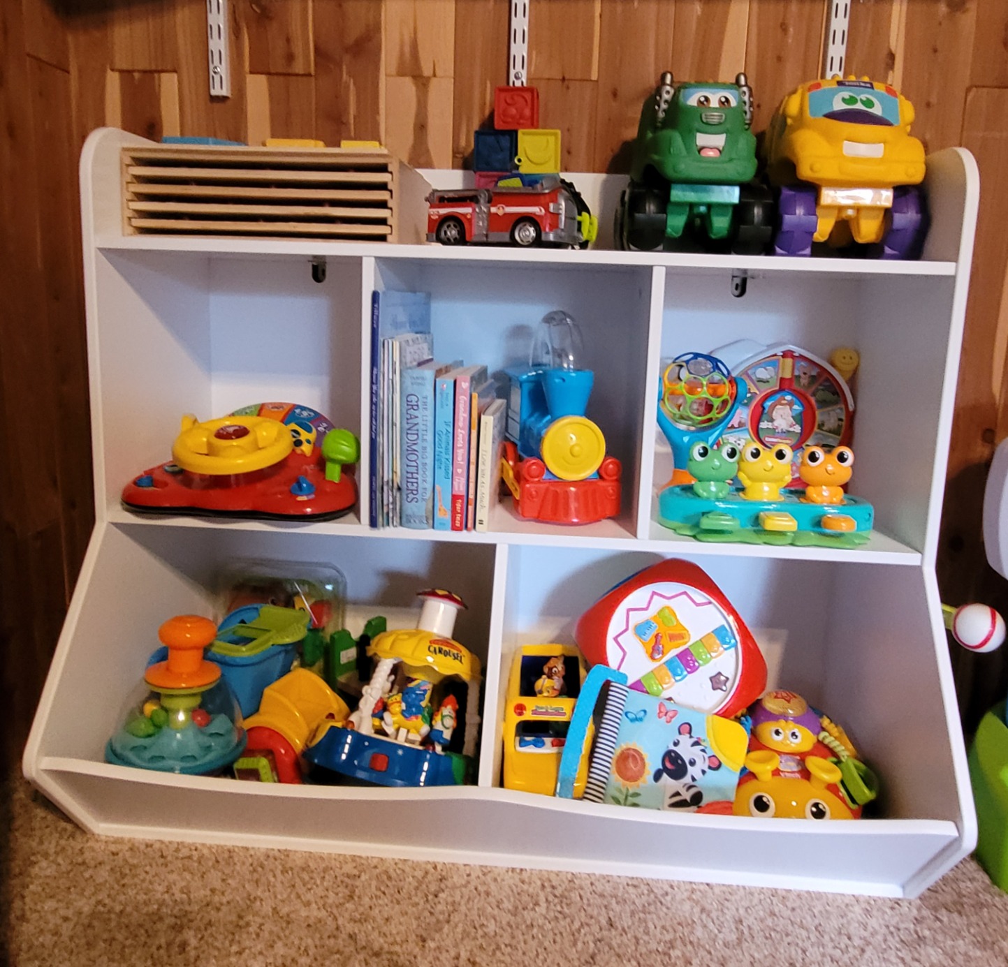 20/mo Finance UTEX Toy Storage Organizer with Bookcase, Kid’s Multi