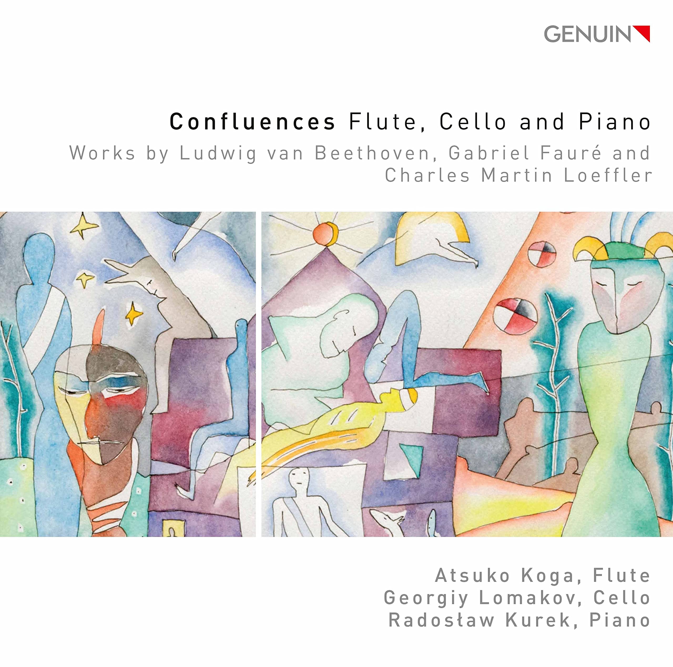 Confluences - Flute, Cello and Piano: Works by Ludwig van Beethoven, Gabriel Faur? and Charles Martin Loeffler
