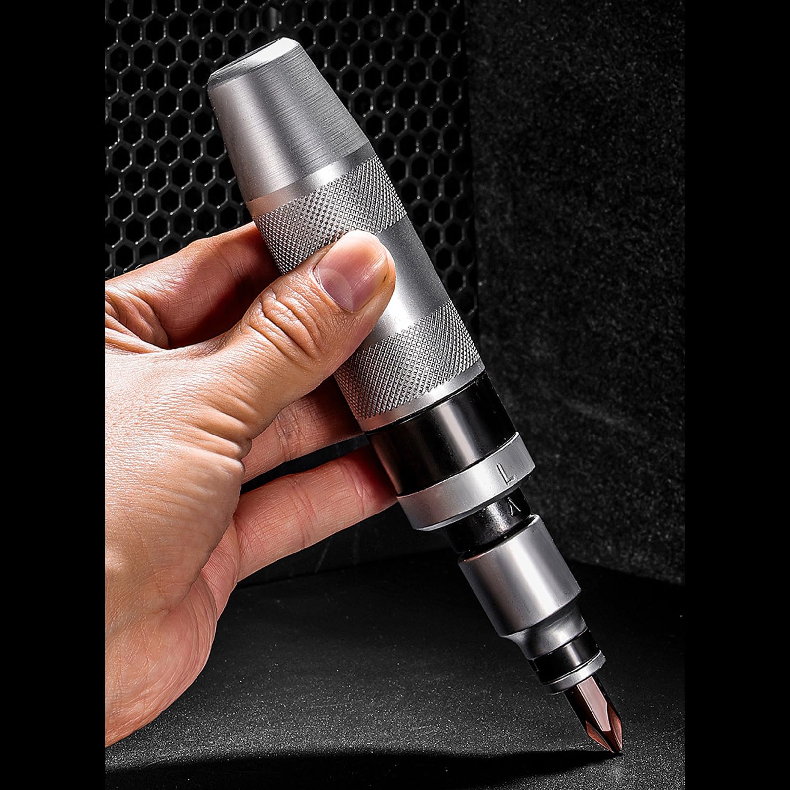 Juego de Destornilladores de Impacto manuales para extraer fácilmente Tornillos oxidados, Tornillos corroídos y Pernos oxidados, 13 Piezas