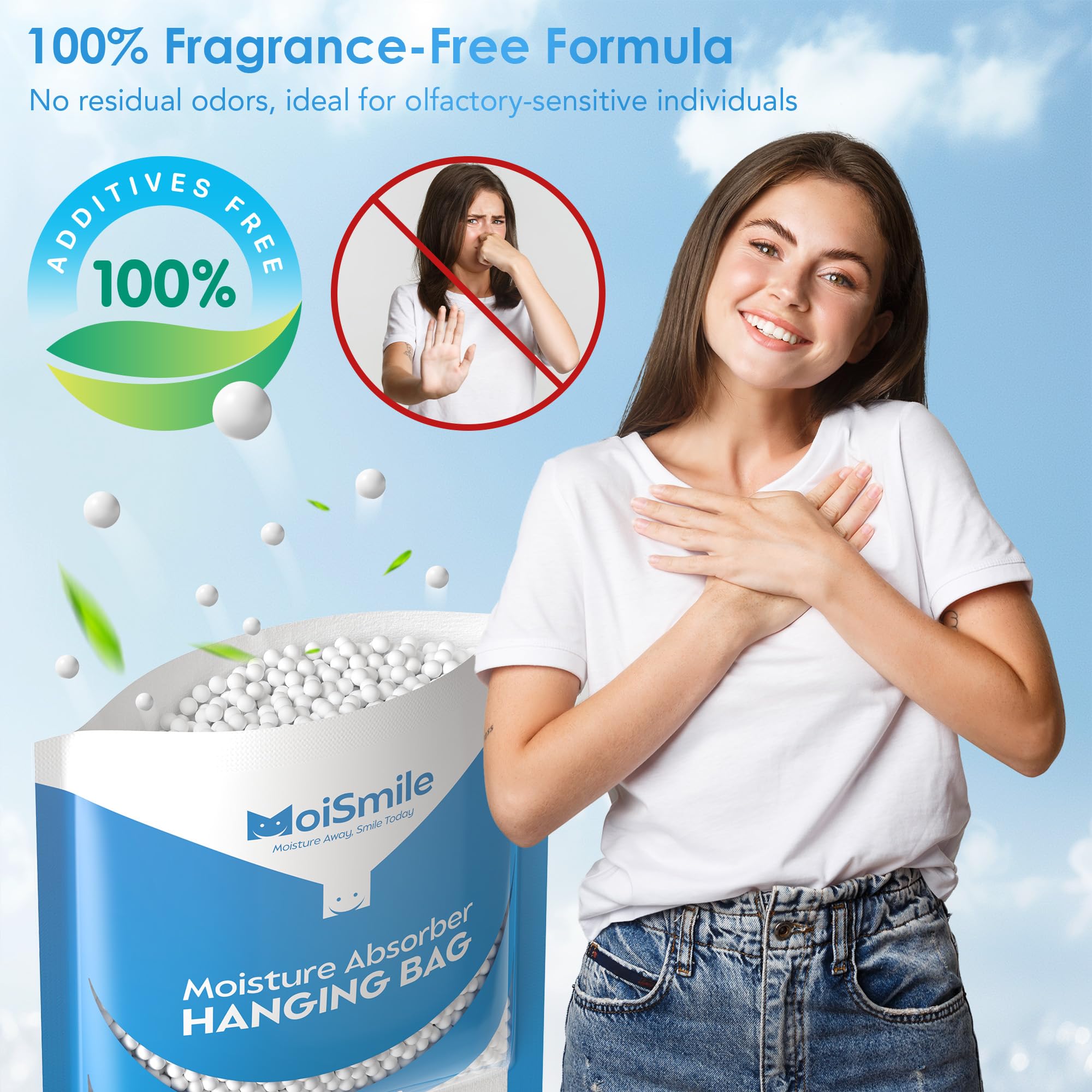 Assorbitori di umidità confezioni da 30 senza profumo, sacchetti per deumidificatori da armadio appoggiati, assorbitore di umidità, compatto per eliminare gli odori. Pacchetti di umidità per auto