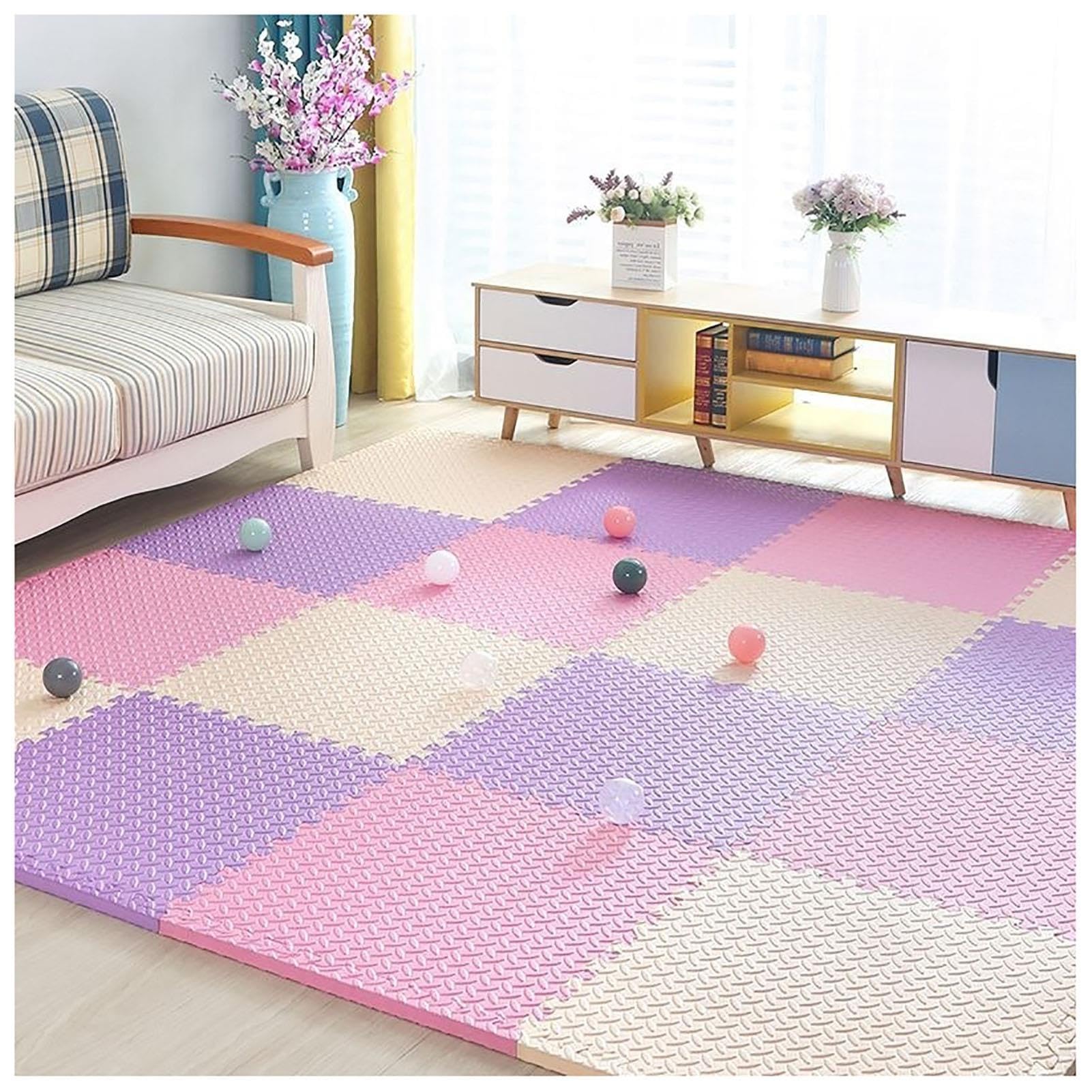 Tapis de Puzzle de Verrouillage de Carreaux de Sol en Mousse Amovibles