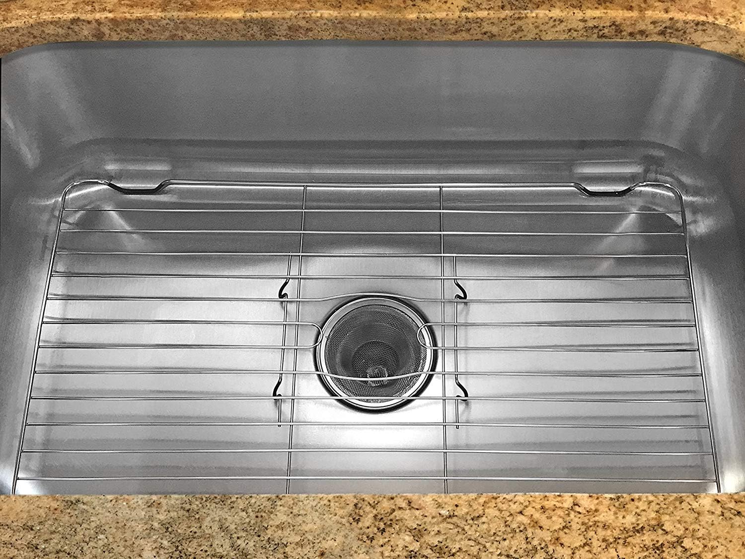 Better Houseware 24”Wx12-5/8”L Extra Large Sink Protector Grid, Stainless Steel