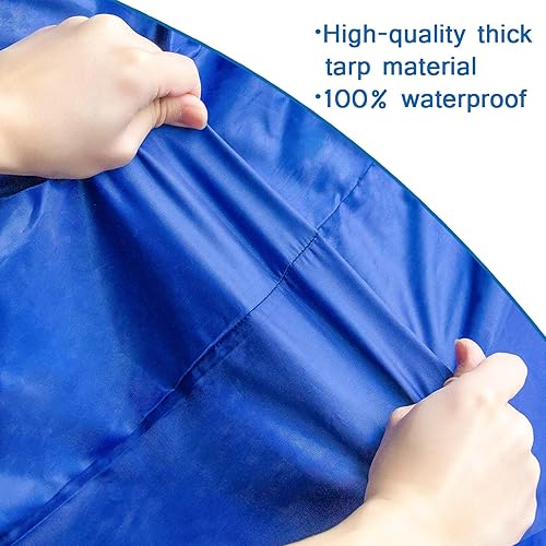 Miniatura 3 de Bolsas de colchón para mudanza y almacenamiento, tamaño individual XL, funda de colchón impermeable para mudanza con asas resistentes, cremallera