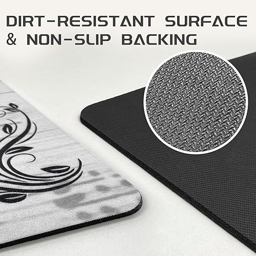 Miniatura 4 de Lansny Alfombra de lavandería de 20 x 60 pulgadas, antideslizante, impermeable, para decoración de lavandería, alfombra lavable para lavandería,