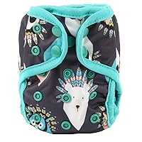 Vista 20 de Pañal para bebé recién nacido 8lbs-10lbs (floral)