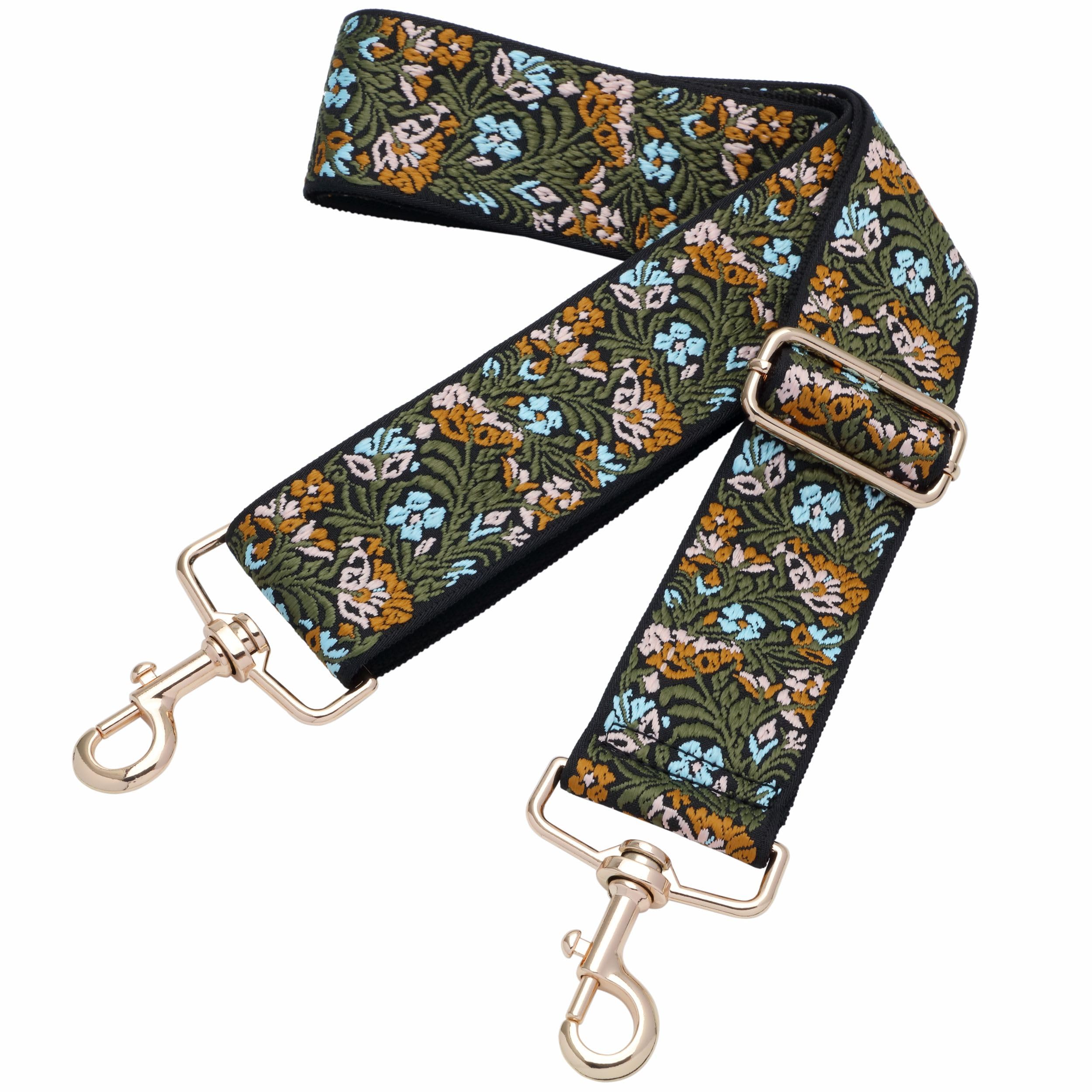Nefelibata Purse Strap,2" Wide Purse Strap Adjustable Replacement,Multi-pattern Crossbody Handbag Strap