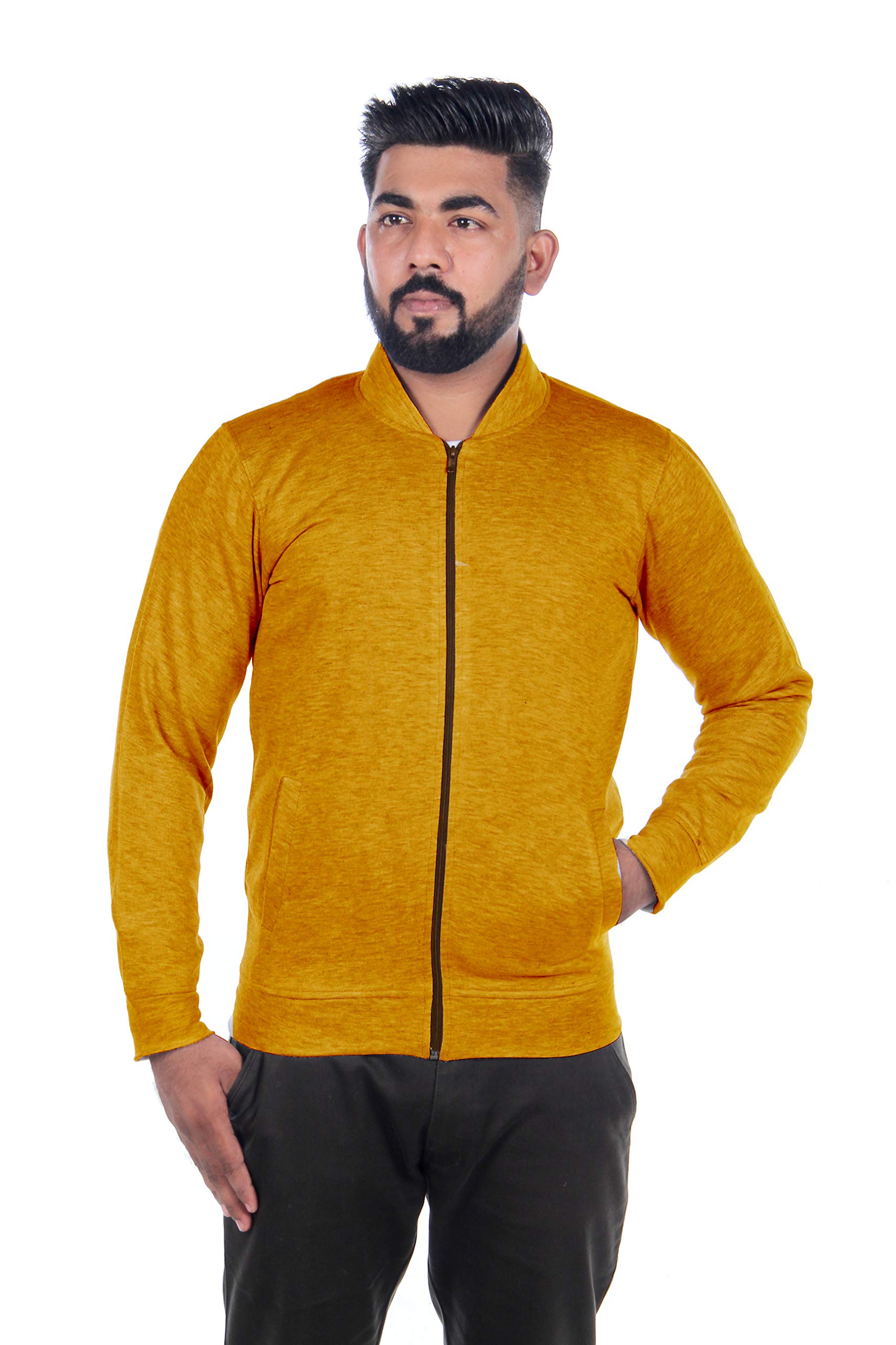 F GALLERYMen Solid Regular Jacket